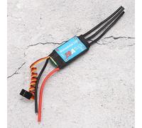 Socobeta Brushless ESC Power Electronic Speed Controller for RC Ship, Fast Response for RC Ship Underwater Propeller, 1pc (20A)