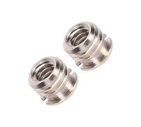 Socobeta Camera Tripod Screw Adapter Durable Copper Reducer Bushing Converter for Tripod Head, Video Camera 2 X Screws