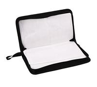 Socobeta CD Storage Case 80 Disc Large Capacity Storage Bag Portable PU Leather CD DVD VCD Protective Bag Organizer Holder(Black)