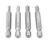 Socobeta Chrome Vanadium Alloy Steel Shaped Magnetic Bit Set, Y4 Y5 Y6 Y8 Screws Tools, 1/4 Inch Hex Shaft for Cordless Drills