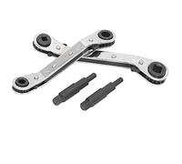 Socobeta Climate Systems -Railcock Key, Rustproof Cooling Service Key -Set Double Heads wear Resistant 3/8 1/4 5/16in for Maintenance