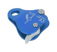Socobeta Climbing Rope Grip Clamp Lightweight Self Braking Grab for High Altitude Work Engineering Protection (Blue)