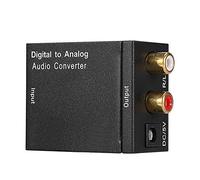 Socobeta DAC Converter Digital to Analog Audio Convertidor Adapter with Optical Cable