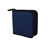 Socobeta Disc Holder Bag Protable Oxford Cloth 40 Disc CD DVD Holder DJ Storage Zipper Case Organizer Bag