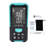 Socobeta Distance Meter 200m 2.4 Inch Display with Multiple Measurement Modes USB Charging Voice Broadcast for Construction Home