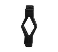 Socobeta Durable Front Load Washer Door Stop Prop with Soft Covering Easy to Use for Most Cylinder Washing Machines Silicone Material 10x3.5x1.9cm (Black)