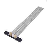 Socobeta Durable Stainless Steel Mark Line Ruler with 0.25mm Precision for Woodworking Mortise and Tenon Works for Projects Silver 1 X Scribing Ruler (300mm marking type B)