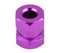 Socobeta Durable Sturdy RC Hex Adapter RC Hex Wheel Hub Adapter for D90 AX10 CC01 SCX10 Car with 4 * (15MM purple)