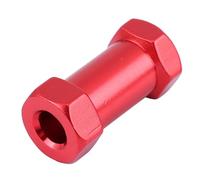 Socobeta Durable Sturdy RC Hex Adapter RC Hex Wheel Hub Adapter for D90 AX10 CC01 SCX10 Car with 4 * (25MM red)