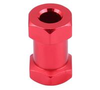 Socobeta Durable Sturdy RC Hex Adapter RC Hex Wheel Hub Adapter for D90 AX10 CC01 SCX10 Car with 4 * (20mm red)