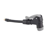 Socobeta Easy Snap-on Connector Inflator Hose Adapter ,Tire Pump Adapter Rubber Material 2 in 1 Inflator Hose Adapter for French Inflatable Valve