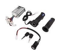 Socobeta Electric Bike Conversion Kit ,36V 1000W Brushed Motor Controller Throttle Grip Set with Electric Power Lock for E Bike Electric Scooter Cycling Accessories