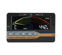 Socobeta Electronic 3-in-1 Metronome with Dual Pickup Clamp/Holder for Wind Instruments, Accurate Tuning for Saxophone, Trumpet and More, Portable Size, Black