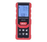 Socobeta Electronic Distance Meter 50m Leveling Tool with Backlit LCD Screen Auto Calibration for Construction Surveying Gardening