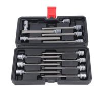 Socobeta Extended Company of The Extended Key, with High Hardness S2 Steel Steel, Large Fiery Bit Application Long Set of Accurate with Strong Torsion 15pc Set for Mechanical Repairs