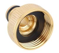 Socobeta Female Thread Garden Hose Quick Connector Durable Water Pipe Adapter for Home Garden 5pcs, Easy Installation for Watering