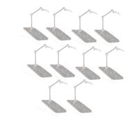Socobeta Figure Visualization Support, Durable Transparent 10 Sets House Decoration Action Stable Stable for 6 -inch Models
