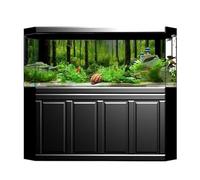 Socobeta Fish Tank Poster, Self-adhesive, Design (61 * 30cm) | Durable PVC material, vivid colors, easy to clean, aquarium decoration
