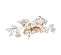 Socobeta Floral Pearl Shoe Clip Decoration for Weddings and Festivals, Versatile Accessory for Shoes and Bags