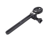 Socobeta Front Bike Handlebar Cycling Computer Mount 165mm Aluminum Alloy Bracket Holder with Camera Adapter for Wahoo Users and Cyclists, Wearproof Shockproof for Professional Riders