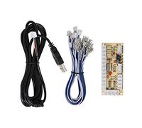 Socobeta Game Controller USB Encoder Zero Delay Acrylic Crystal Shell for Host (CY-822A)