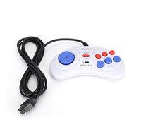 Socobeta Gamepad Mini Handheld Game Controller 16Bit 9-Pin Portable Gamepad Multifunctional Gaming Controller