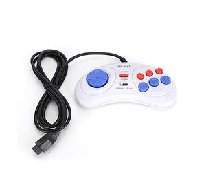 Socobeta Gamepad Mini Handheld Game Controller 16Bit 9-Pin Portable Gamepad Multifunctional Gaming Controller