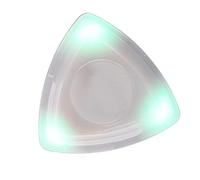 Socobeta Glowing LED Guitar Pick with High Sensitivity Light for Guitar Beginners and Professionals ABS Metal Pick Replacement for CR1220 Battery (Green)
