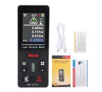 Socobeta Green Light Distance Meter Digital Range Finder 2.0 Inch Color Screen with Bubble Level BT Function for Indoor Outdoor (60M)