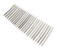 Socobeta Guitar Fret Wire Cupronickel 2.7mm Replacement Set for/with Chrome Color 24Pcs