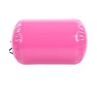 Socobeta Gymnastics Air Roller Portable Inflatable Tumble Roller Versatile Use for Indoor Outdoor Cheerleading PVC 0.7x0.9m (Pink)