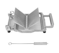 Socobeta Hand Held Bread Cutter, Adjustable Thickness Food Slicer with 304 Blades and Base for Slicing Cheese Meat Fruit Vegetables (20mm)