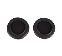 Socobeta Headphone Ear Cover, Protein Leather and Soft Foam 55mm Diameter Earpads Donut Style Noise Barrier for Replacement