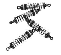 Socobeta High Elasticity Front Rear Shock Absorbers for Latrax Teton 1/18 Remote Control Car Aluminum Alloy 2.6in (Black)