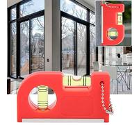 Socobeta High Precision Mini Bubble Level 2pcs Magnetic Measuring Tool