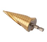 Socobeta High Speed Steel Step Drill Bit for Drilling Copper Plates, General Hexagonal Handle, Applicable to Drill Bits (4mm~12mm)