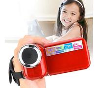 Socobeta Kids Camera Camcorder Portable Children Kids Digital Video Camera Camcorder 16X HD with TFT LCD Sceen(Red)