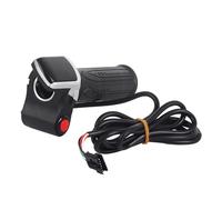 Socobeta LCD Electric Bike Throttle Grip Speed Governing Throttle with Power Display and Switch for E Bike Scooter (36V)