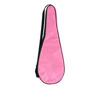 Socobeta Lightweight Squash Racquet Bag Tear Resistant Racket Carrying Bag for Cross Body Use Unisex (Roseate)