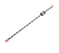 Socobeta Linear Control Rails, Stable Physical Properties LWL7B Miniature Sliding Rails Reserved Holes Anti - Layer for Linear Motion System (300mm)