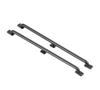 Socobeta Metal RC Handrail Durable Upgrade Accessory Left/Right Body Shell for 1/10 Scale RC Crawler Car, Easy Install for Adults/Enthusiasts, Black Metal, 2.95/5.31/6.10inch (155cm)