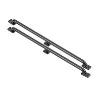 Socobeta Metal RC Handrail Durable Upgrade Accessory Left/Right Body Shell for 1/10 Scale RC Crawler Car, Easy Install for Adults/Enthusiasts, Black Metal, 2.95/5.31/6.10inch (135cm)