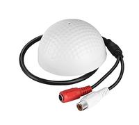 Socobeta Mini Pickup Microphone Audio Sound Pickup Wide Range Hifi Microphone for Cctv Security