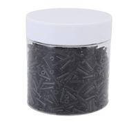 Socobeta Modified Nylon Badminton Racket Wire Protectors Friction Avoidance Grommets for Amateur Players Black 2.1x8.3mm 1000pcs