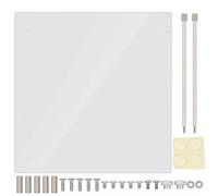 Socobeta Motherboard Acrylic Frame Open Frame Transparent Acrylic Overlock Computer Case DIY Base Stand For ITX Motherboard Computer Supplies