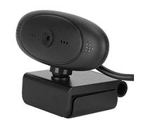 Socobeta Noise Reduction Portable Multifunctional Camera 1080P HD Rotatable Webcam PC Built in Microphone (black)
