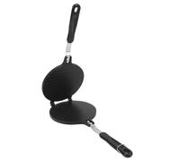 Socobeta Non Stick Taco Press Convenient Stove Top Tortilla Press for Enchiladas Aluminum Material (Glossy Style)