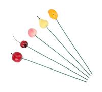 Socobeta Outdoor Garden Stake Decoration Sturdy Support for Plants, Path Marker for Yard, Stylish Ornament for Patio 5Pcs Garden Stake Decor for Flower Pot (B)