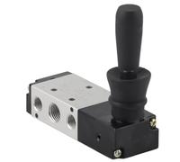 Socobeta Pneumatic Manual Control Valve 5 Port 3 Position 5 Way 3 Position Hand Lever Valve for Industrial Control Systems (4H230-08)