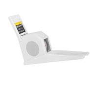 Socobeta Portable Manual Measuring Ruler for Precise Height Calculation, Suitable for All Ages, 2M Tape Length, ABS Material (White) - Family Use (White)